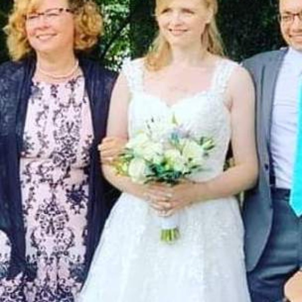 Size 12, Stella York, A line Wedding dress